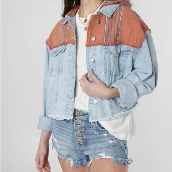 Free People Jackets & Blazers - Free people was denim jacket